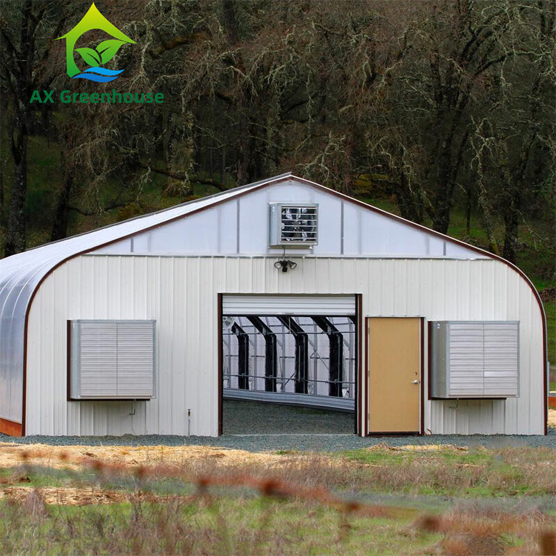 OEM 100% Dark Out Blackout Greenhouse with Hot Dip Galvanized Steel Structure and Customizable Size