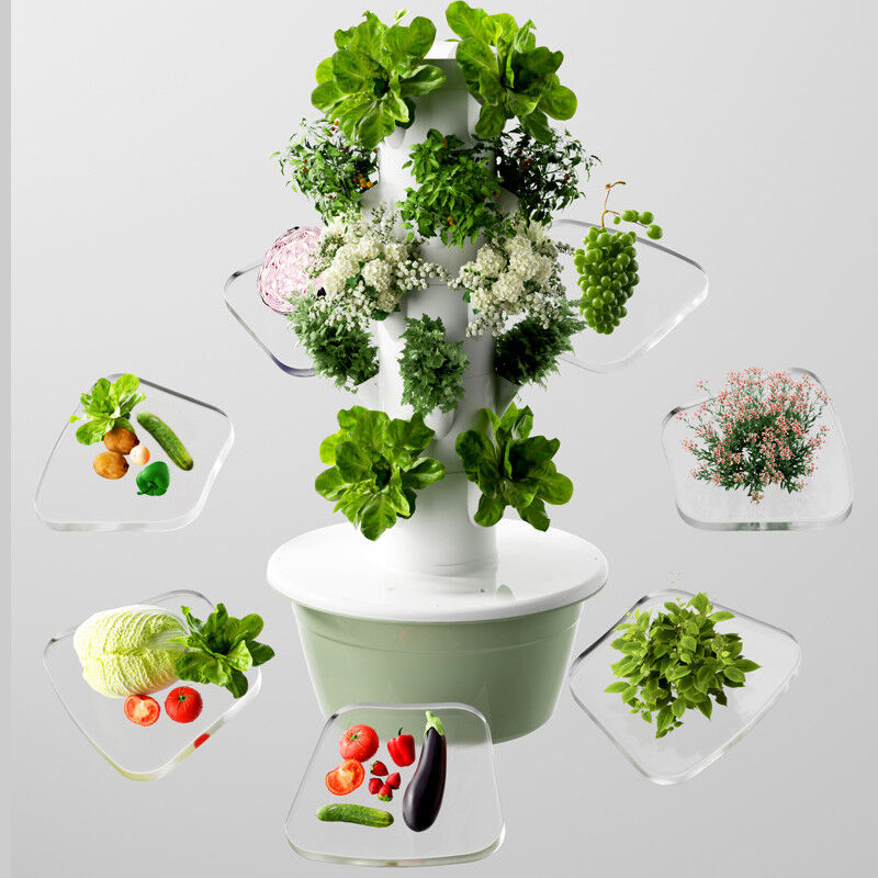 Custom 5/7/9 Layers Soilless Hydroponic System Grow Tower For Indoor Farming