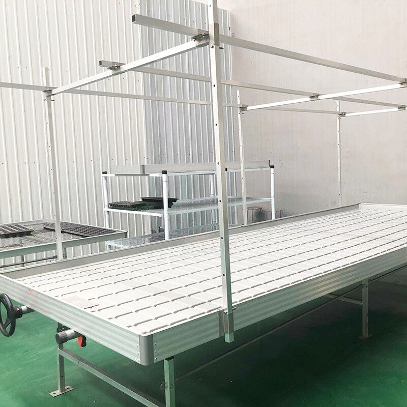 Custom Size Rolling Bench Seedbed for Tomato Plant Grow Table Ebb Flow Indoor Farming