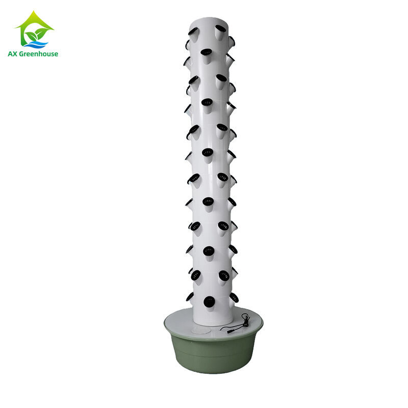 Vertical 5 Holes Each Layer Custom Multi-layer Petal Hydroponic Tower for Lettuce